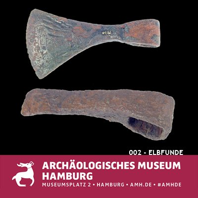 Elbfunde Exponate der archäologischen Dauerausstellung des Archäologischen Museum Hamburg
