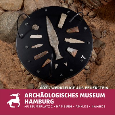 Archäologisches Museum Hamburg, Feuerstein, Steinzeit