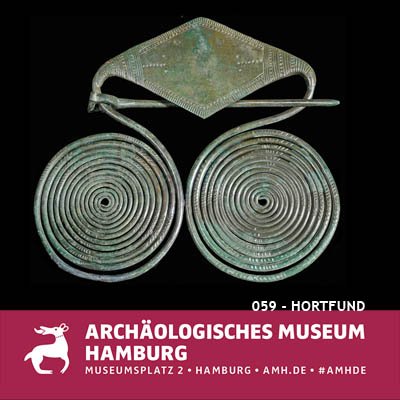 Haarknotenfibel Alter: 1 000 v.Chr. (Bronzezeit) Fundort: Bahrendorf, Kr. Lüchow-Dannenberg