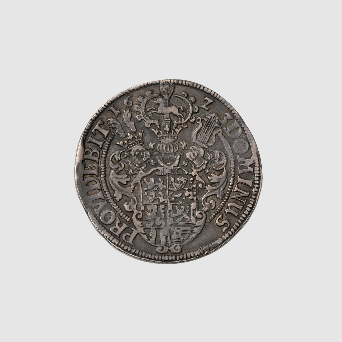 Münze geprägt mit Wappen