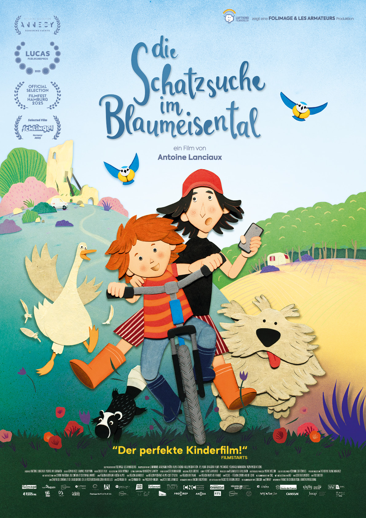 Filmplakat Die Schatzsuche im Blaumeisental