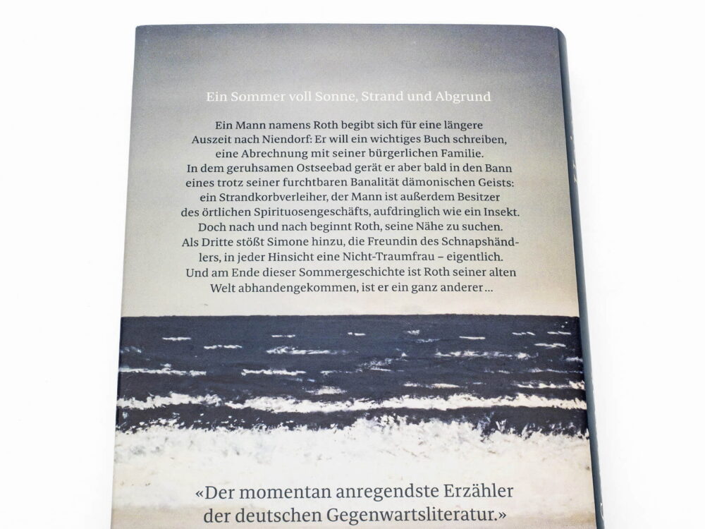 Buch: Ein Sommer in Niendorf von Heinz Strunk, Ansicht des Klappentextes