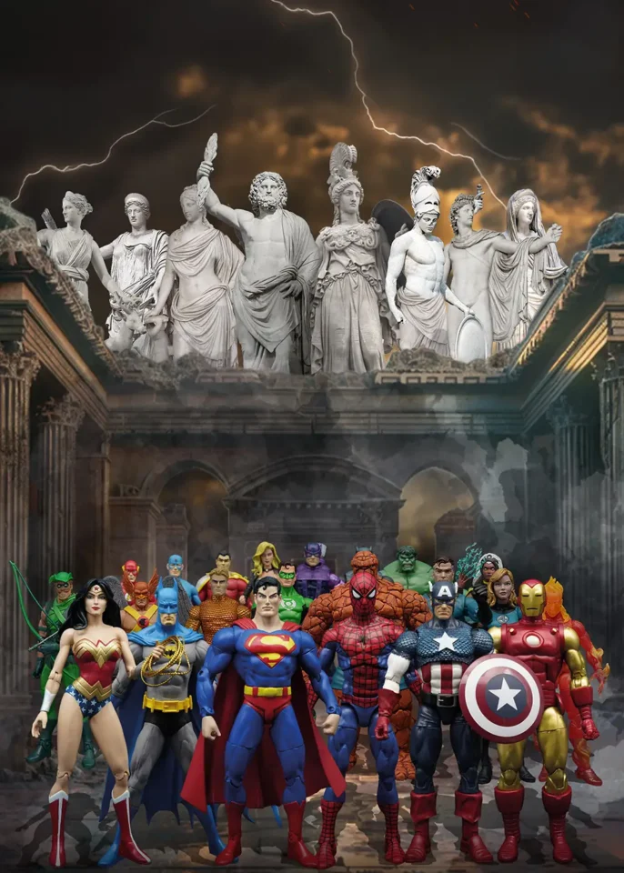 Mythos Superhelden Plakat