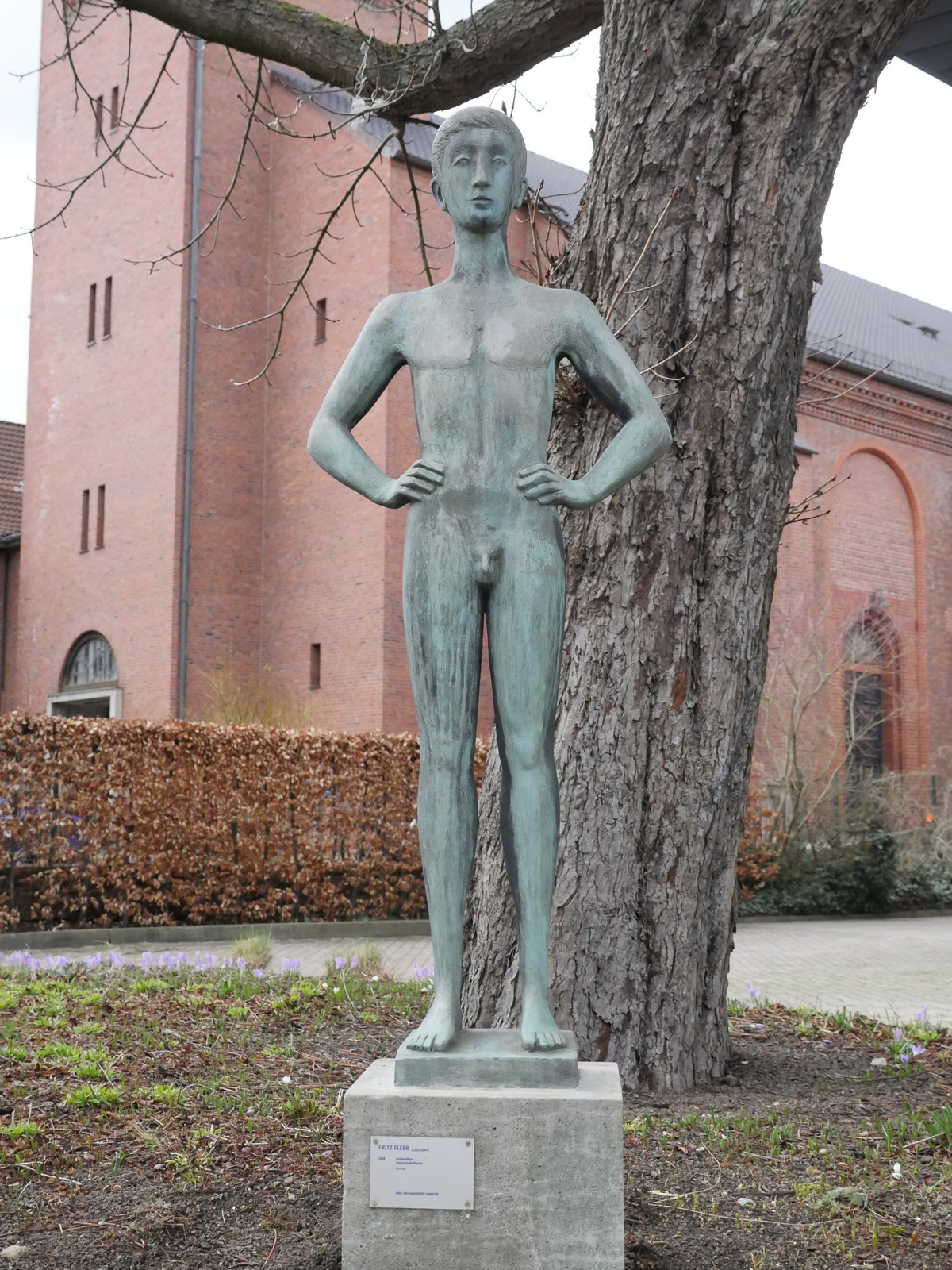 Fritz Fleer Knaben-Skulptur