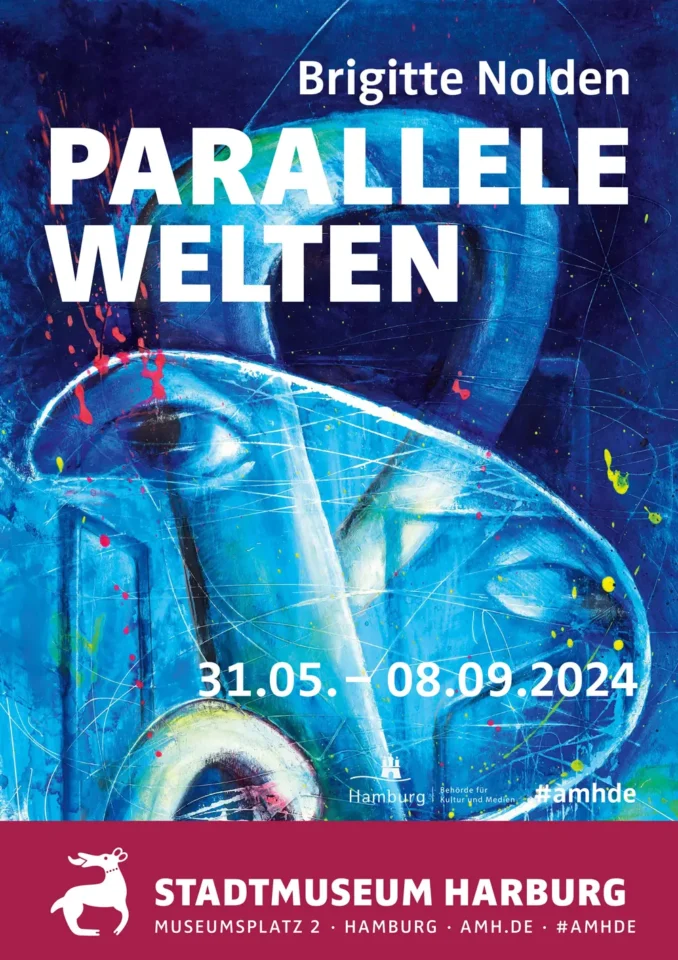 Plakat Brigitte Nolden - Parallele Welten