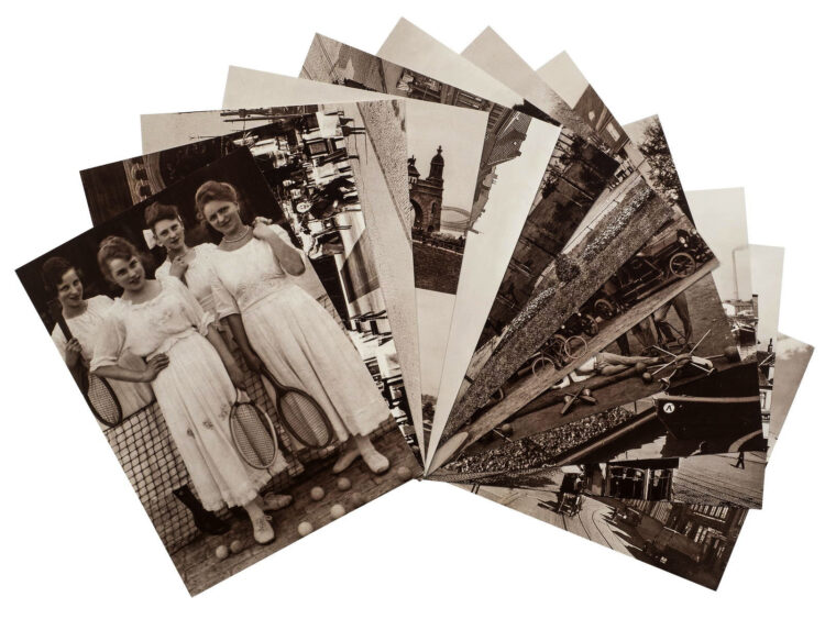 Postkarten-Set Harburg historisch mit 12 Motiven