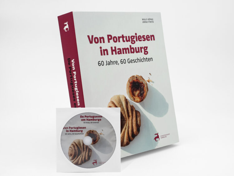 Cover der Publikation Von Portugiesen in Hamburg, mit CD